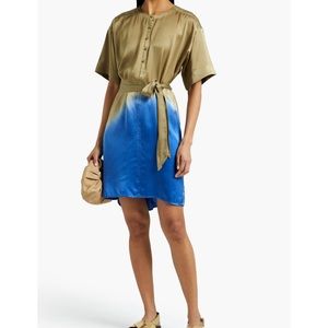 NWOT ATM ANTHONY THOMAS MELILLO
Silk Charmeuse Tie-Dye Shirtdress